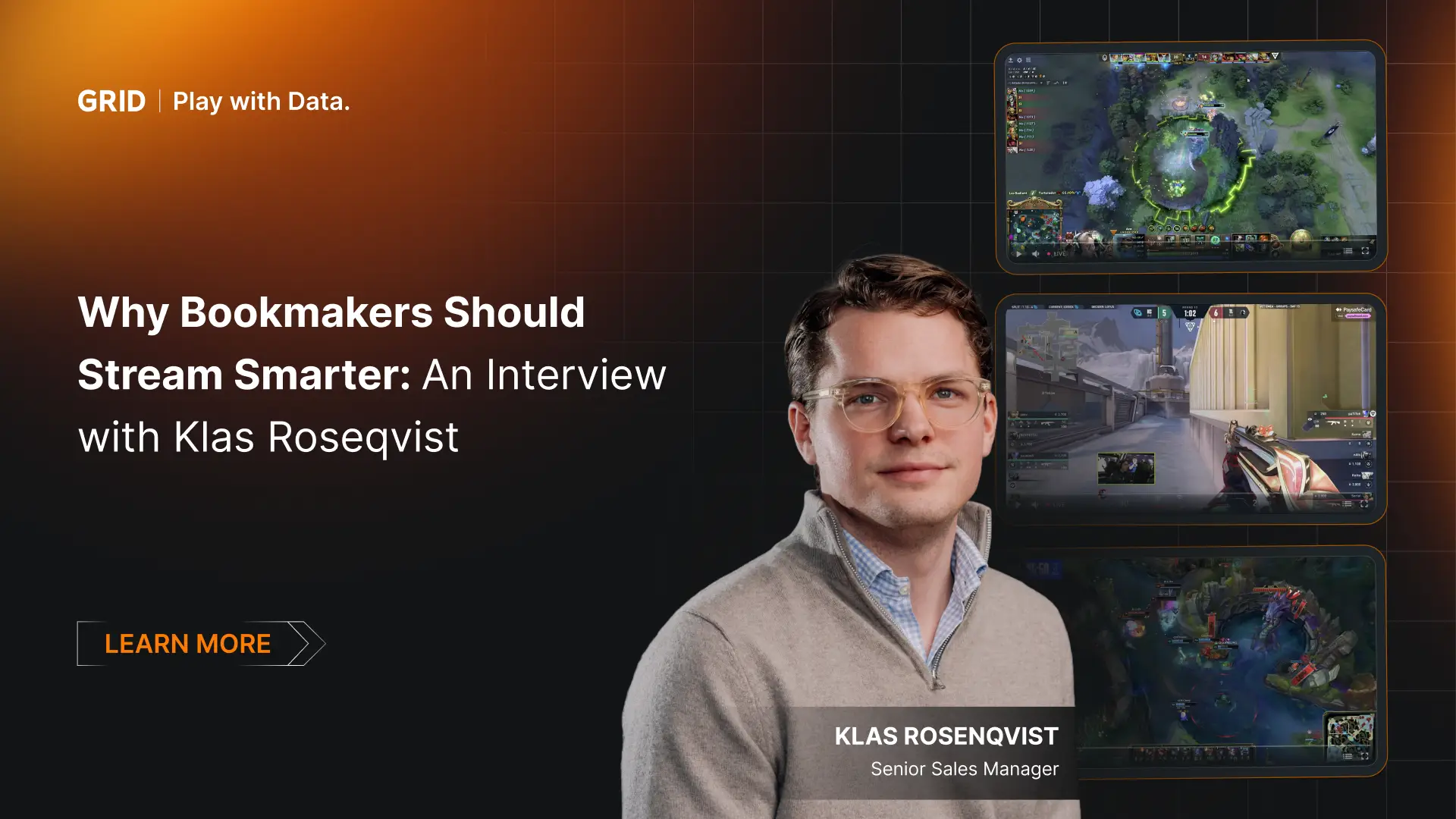 Why Bookmakers Should Stream Smarter: An Interview with GRID’s Klas Roseqvist